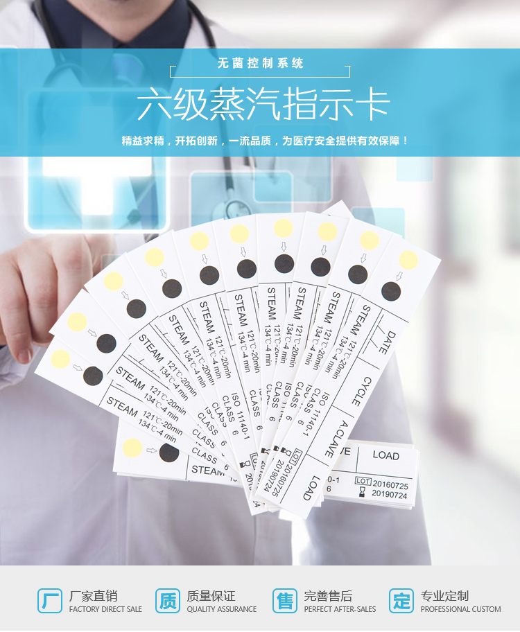 六级蒸汽指示卡