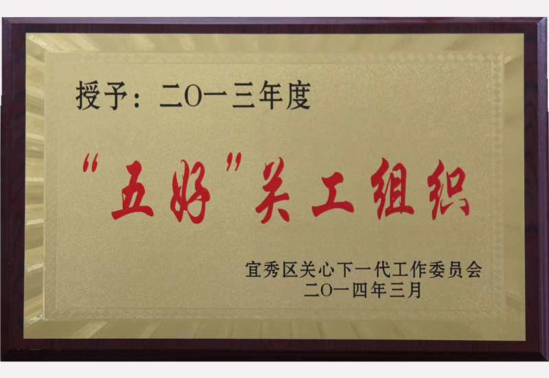 "五好"关工组织